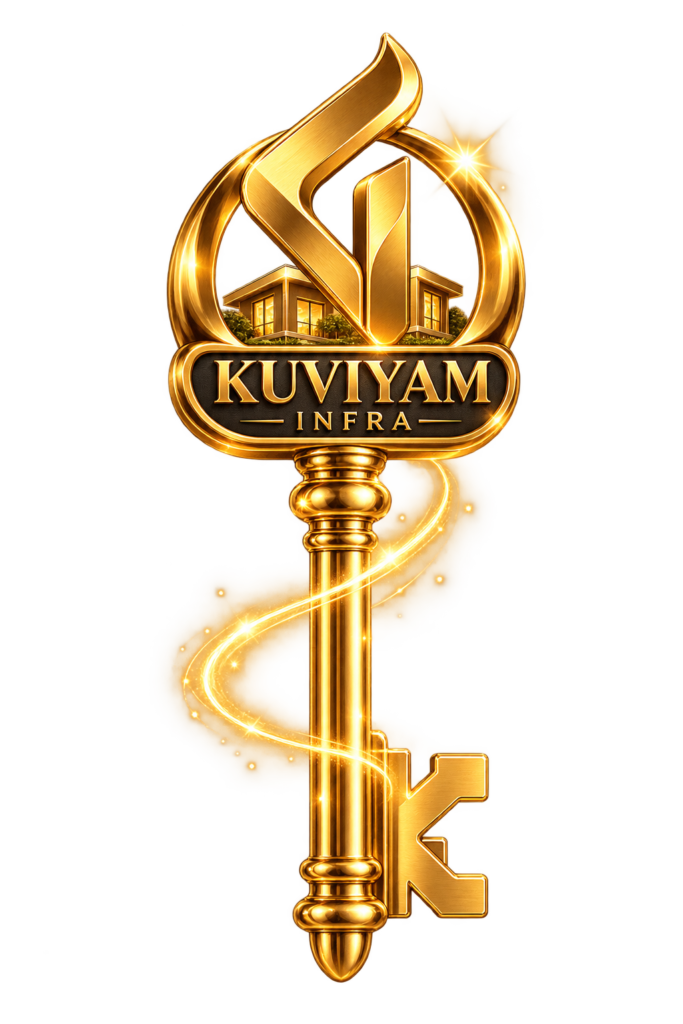 Kuviyam Infra Golden Key Emblem