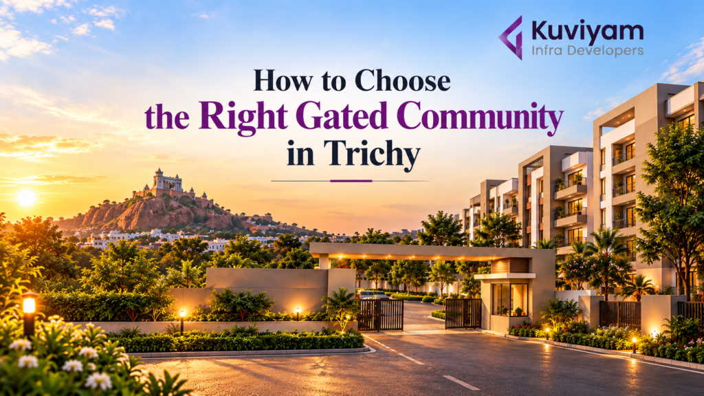 how to choose the right gated community in trichy