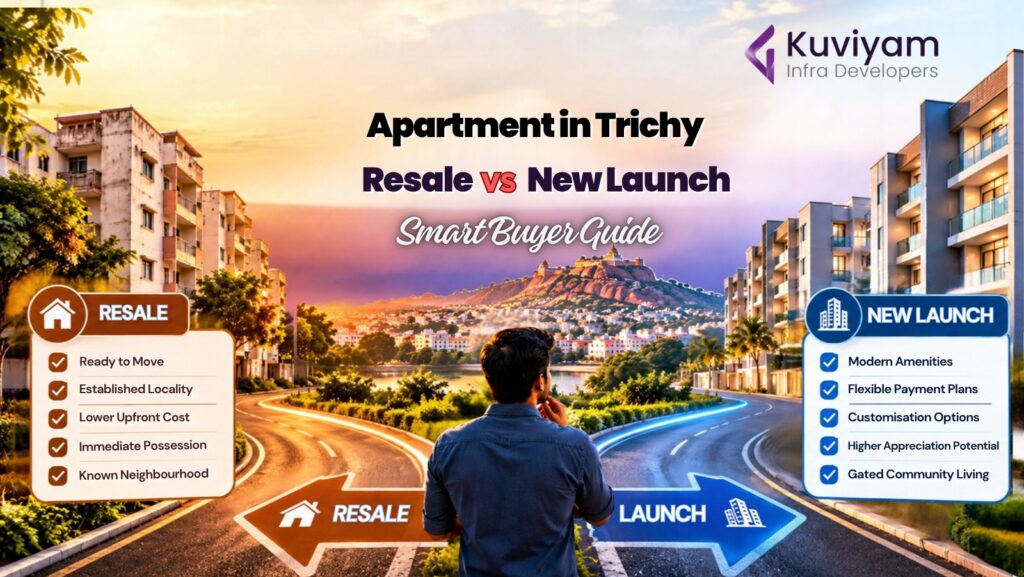 Apartment in Trichy-Resale vs New Launch, Smart Buyer Guide